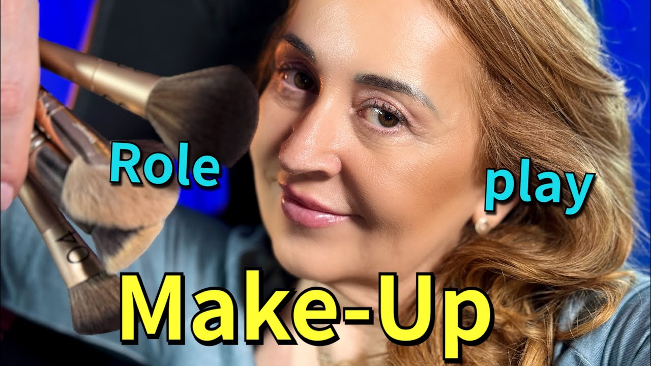 ASMR po polsku • Roleplay robię ci makijaż, twoja osobista wizażystka
