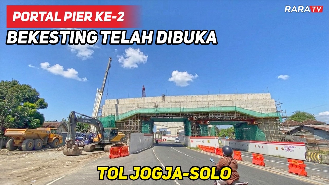 DIKEBUT LAGI‼️Beginilah Perkembangan Tol Jogja &ndash; Solo di Ringroad Utara Yogyakarta