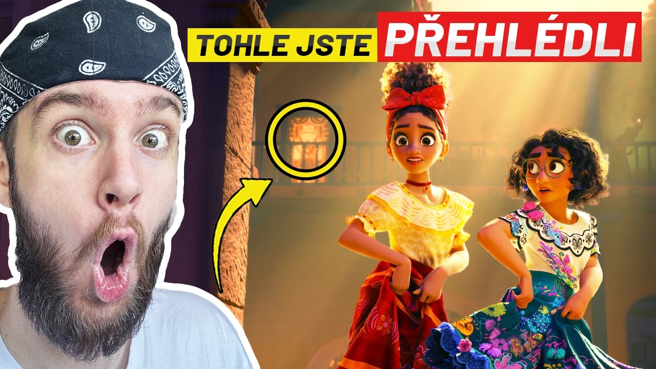 SKRYTÉ ODKAZY v Animácích! | Mezi živly, Odvážná Vaiana, Encanto