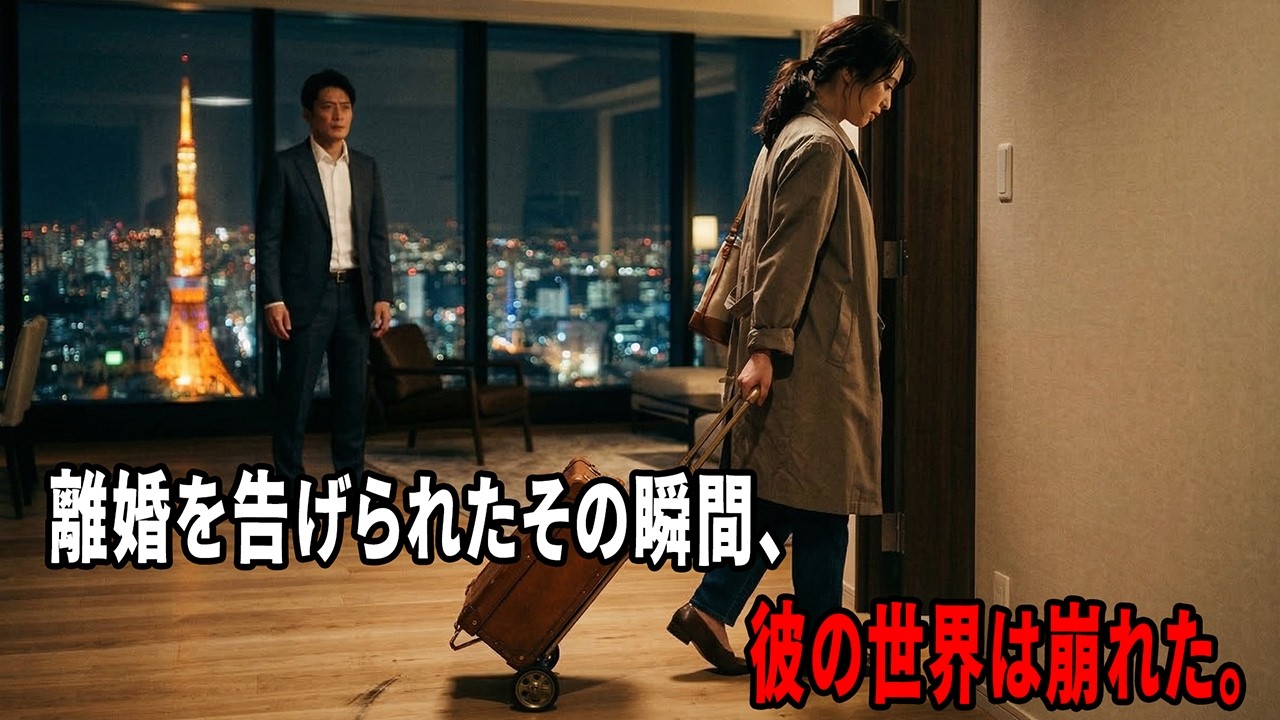 【感動する話】愚かな冷酷夫が絶望した、妻の背中。4年間の沈黙と、失って気づいた本物の愛。