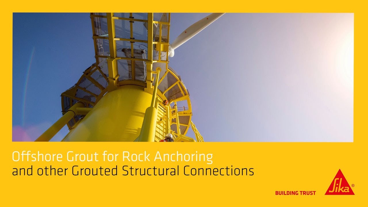 Offshore Grout for Rock Anchoring and other grouted structural connections
