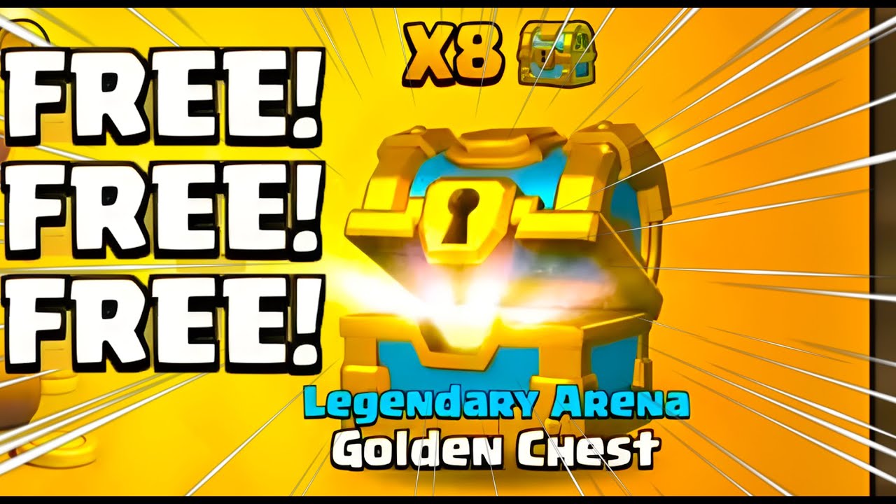 UNBOXING 8 GOLDEN CHESTS in Clash Royale