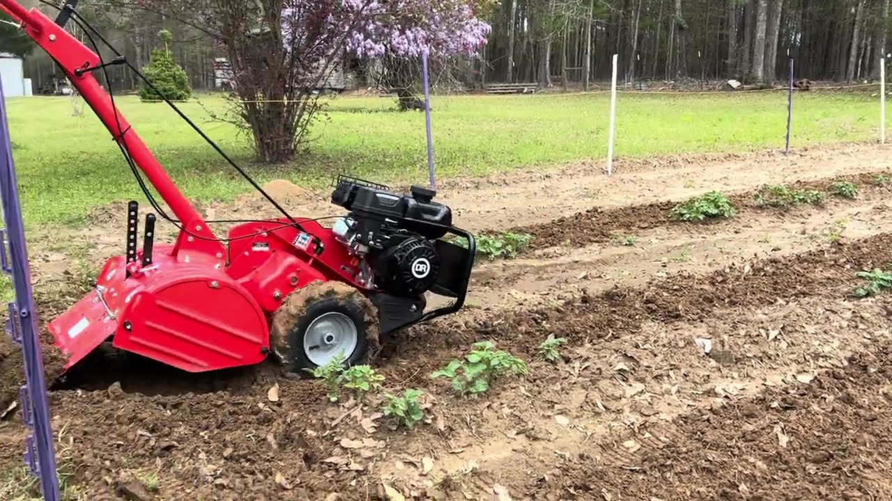 Trying out the new DR pro xl DRT tiller