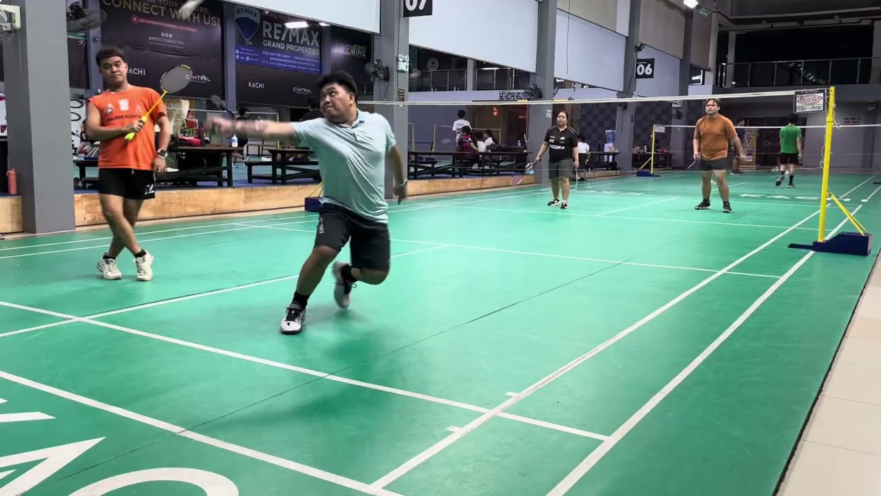 Badminton- Christian/Ernie vs. Egy/Princess