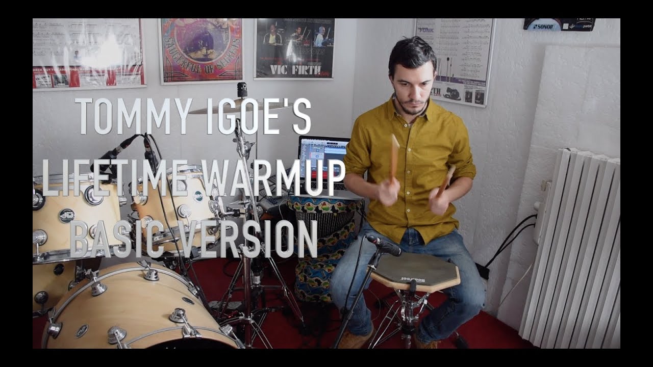 Tommy Igoe's Lifetime Warmup Basic Version by Christian Bruni Drummer