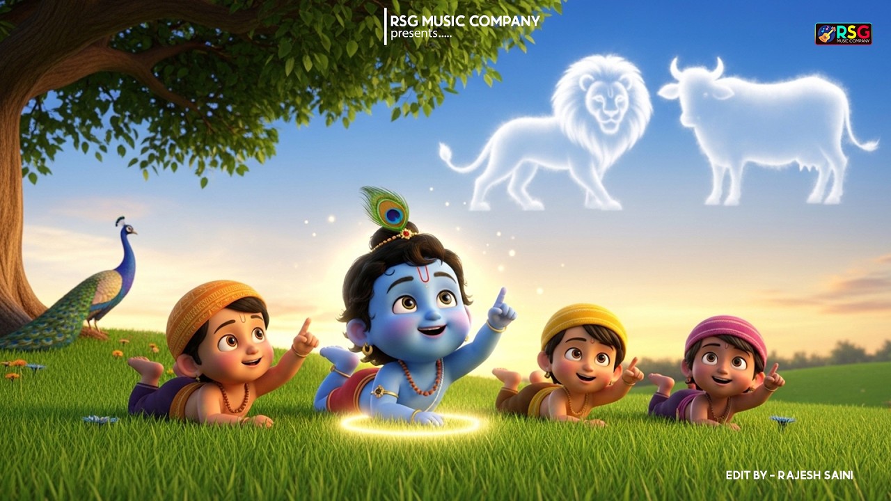 छोटी छोटी गैया - Choti Choti Gaiya Chote Chote Gwal | Krishna Bal Leela | Little Krishna Song