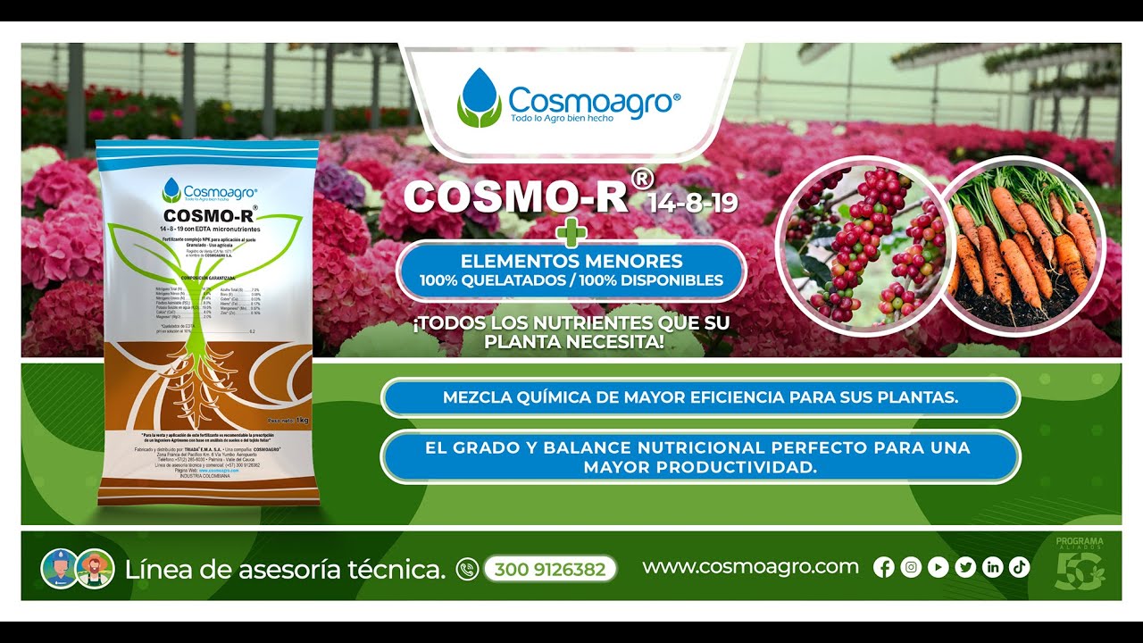 COSMO-R / Todos los nutrientes que su planta necesita