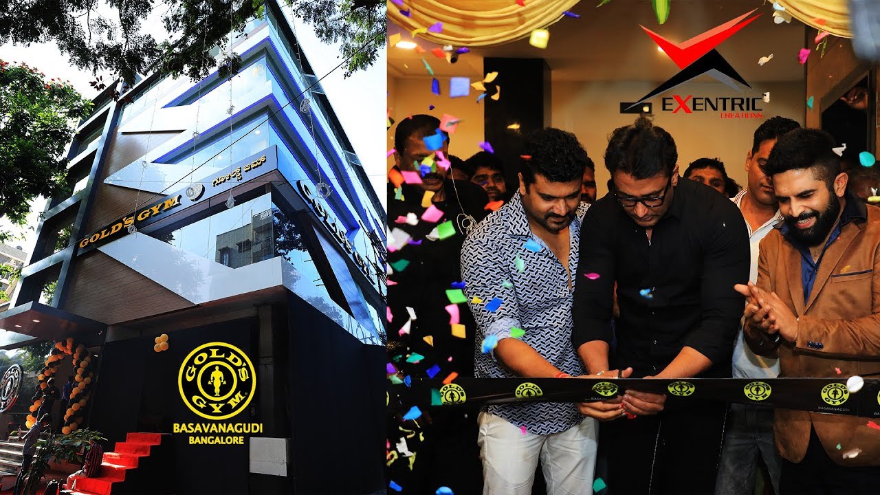 #Challengingstar Darshan Thoogudeepa Craze Gold's Gym Basavanagudi || Showroom Launch