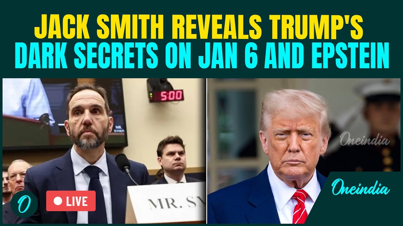 JACK SMITH HEARING LIVE: Trump Behind Jan 6 And Epstein's Death? Smith Reveals BIG Secrets