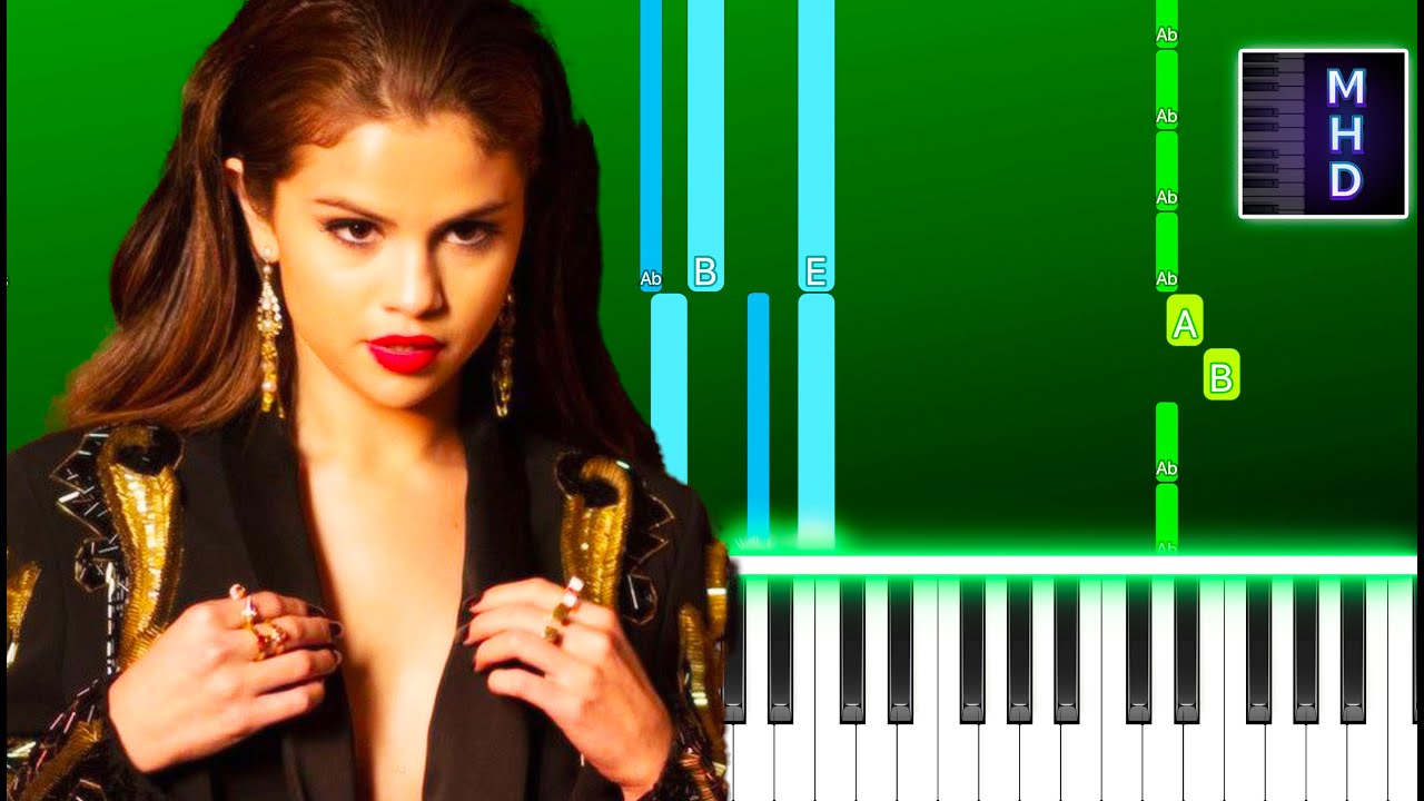 Selena Gomez - Slow Down (Piano Tutorial Easy)
