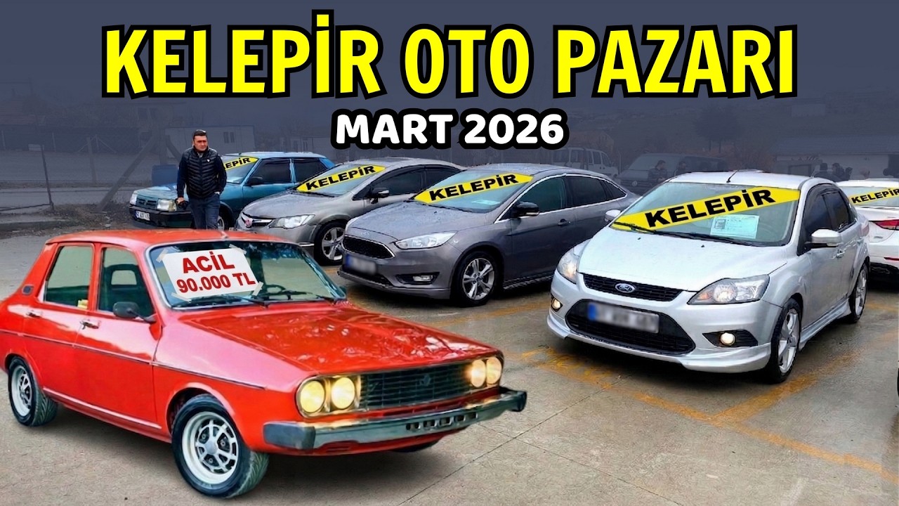 90.000 TL'YE RENO 12 | Kelepir Oto Pazarı - Mart 2026 | Pazarda Satılan En Ucuz 2. El Arabalar