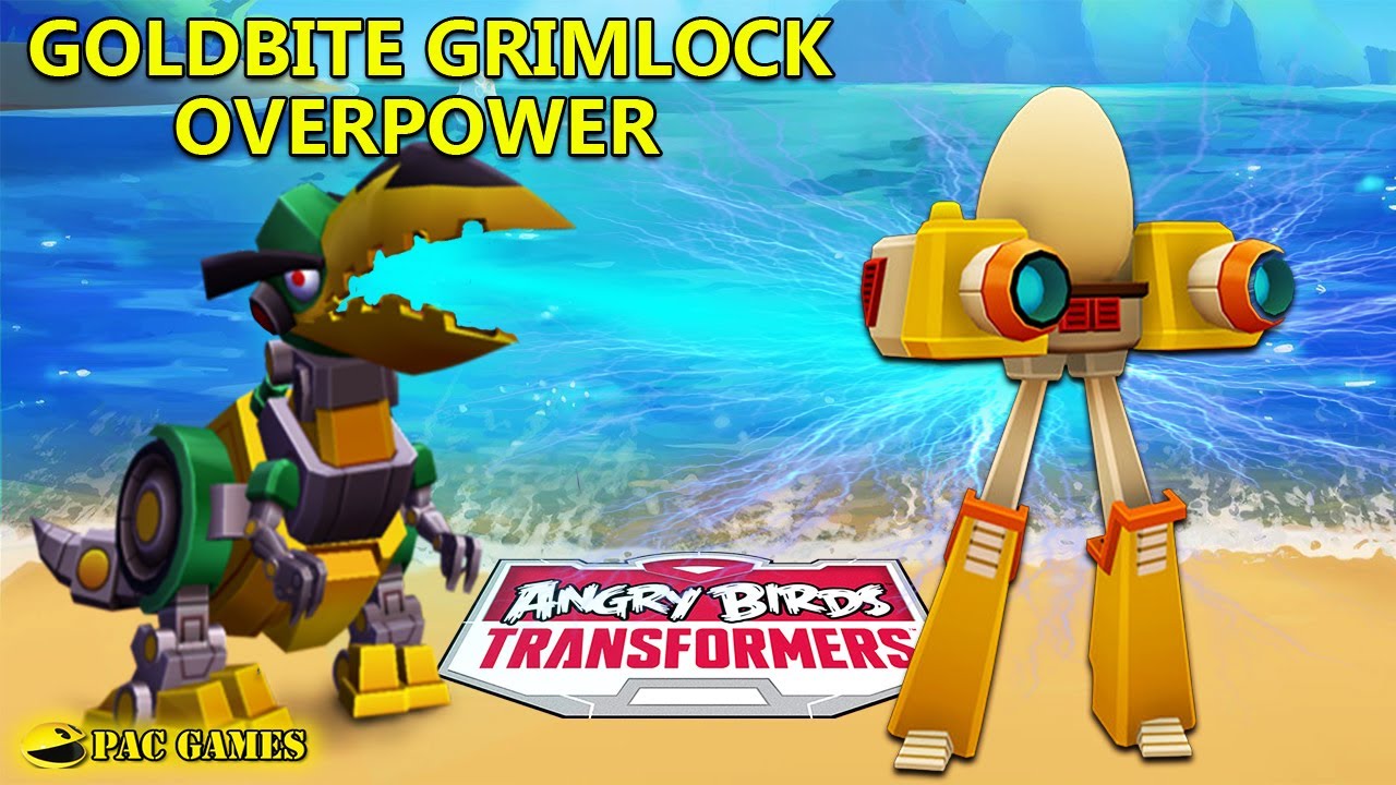 Angry Birds Transformers - Goldbite Grimlock Overpower Unlocked