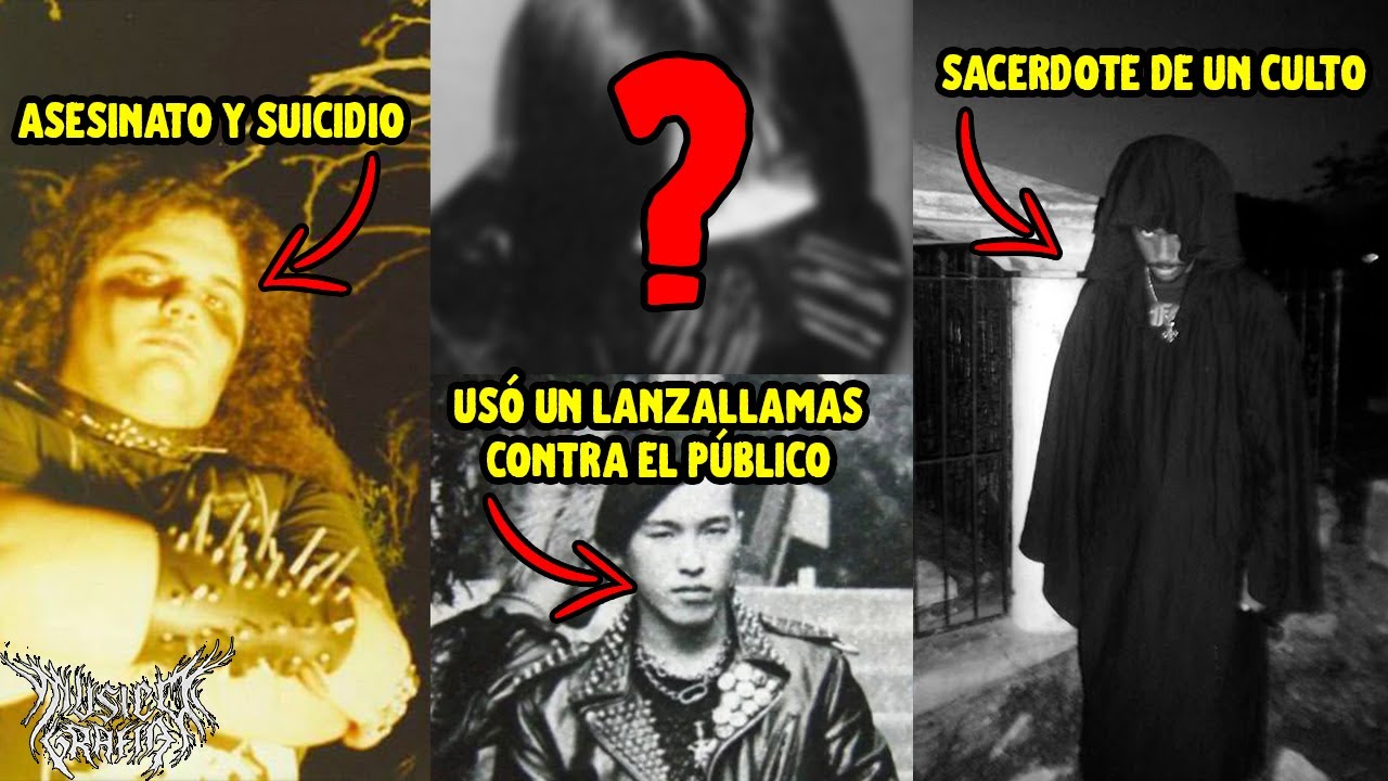 7+1 HISTORIAS TRÁGICAS, OSCURAS, BIZARRAS o MÍSTICAS en el metal extremo | RECOMENDACIONES DE BANDAS
