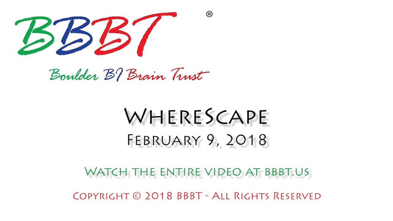 2018 02 09 WhereScape Trailer