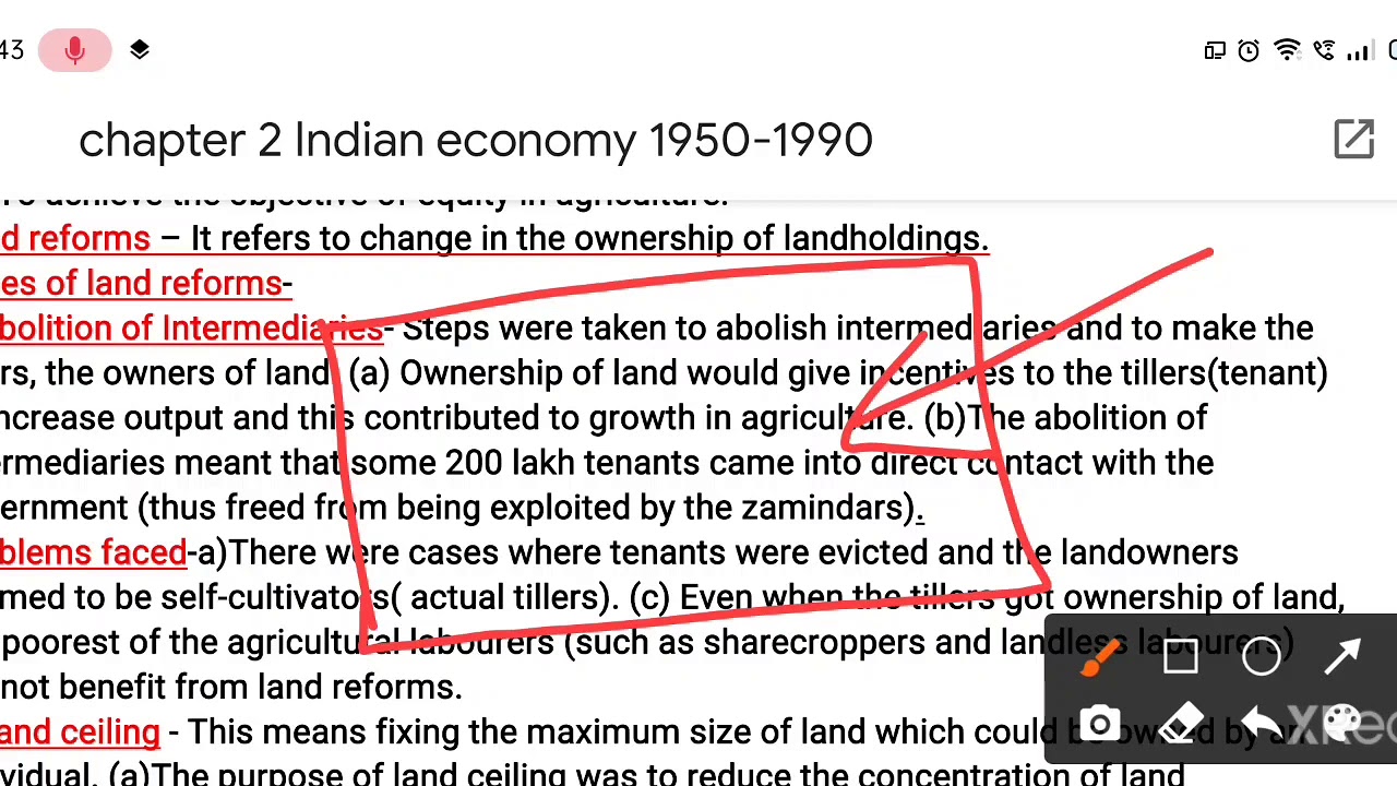 Class XII- Chapter 2-Indian economy(1950-1990)