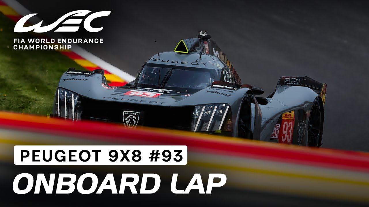 First Onboard footage of the Peugeot 9X8 at Spa I 2023 6 Hours of Spa I FIA WEC