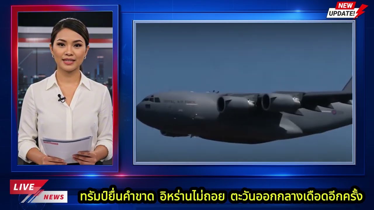 ทรัมป์ยื่นคำขาด อิหร่านไม่ถอย ตะวันออกกลางเดือดอีกครั้ง