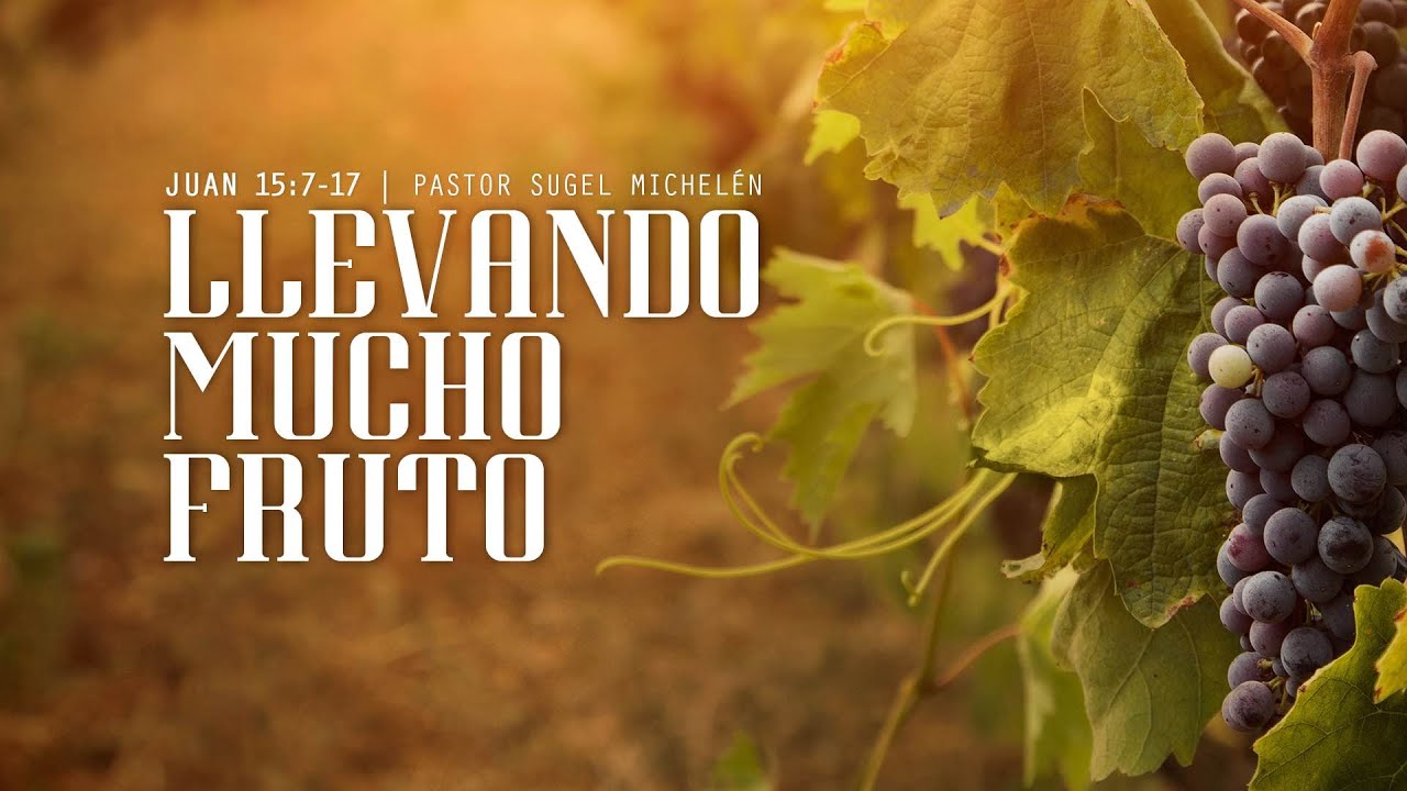 "Llevando mucho fruto" Juan 15:7-17 Sugel Michelén