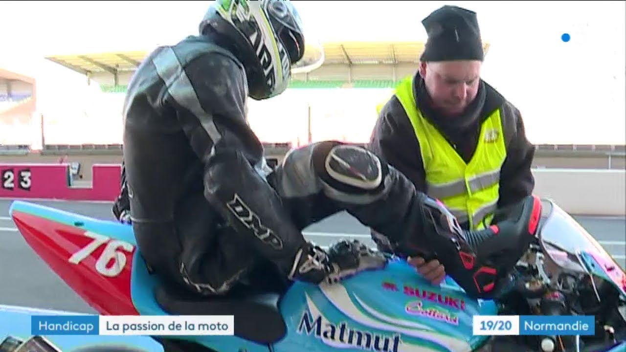 La belle leçon de courage d'un passionné de moto de l'Eure
