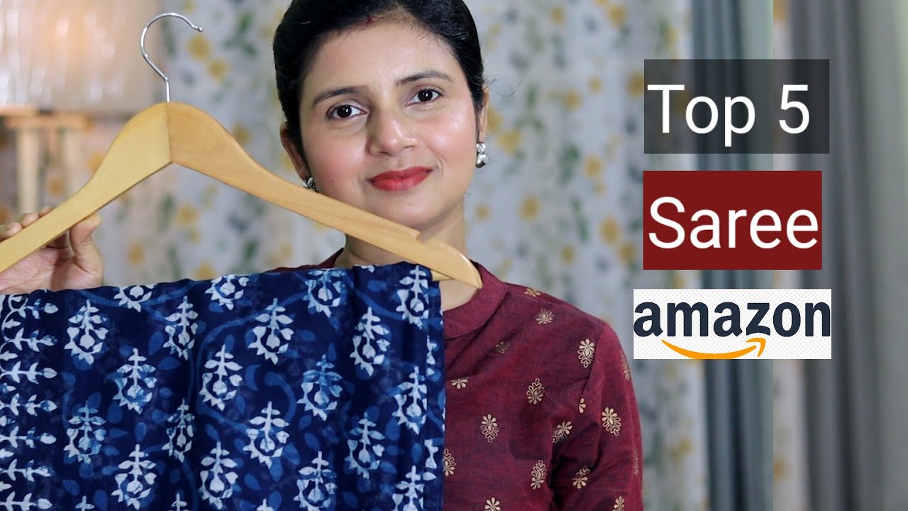 Top 5 Saree from Amazon | Saree Haul | Light Weight Sarees | MomaTiara