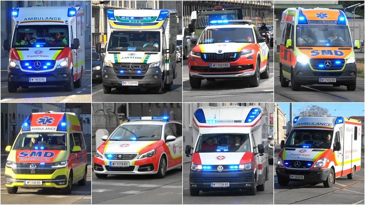 Rettungsdienst Wien Zusammenschnitt