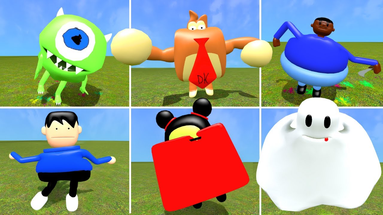 INFLATING & BLOWING 3D SANIC CLONES MEMES IN Garry's Mod