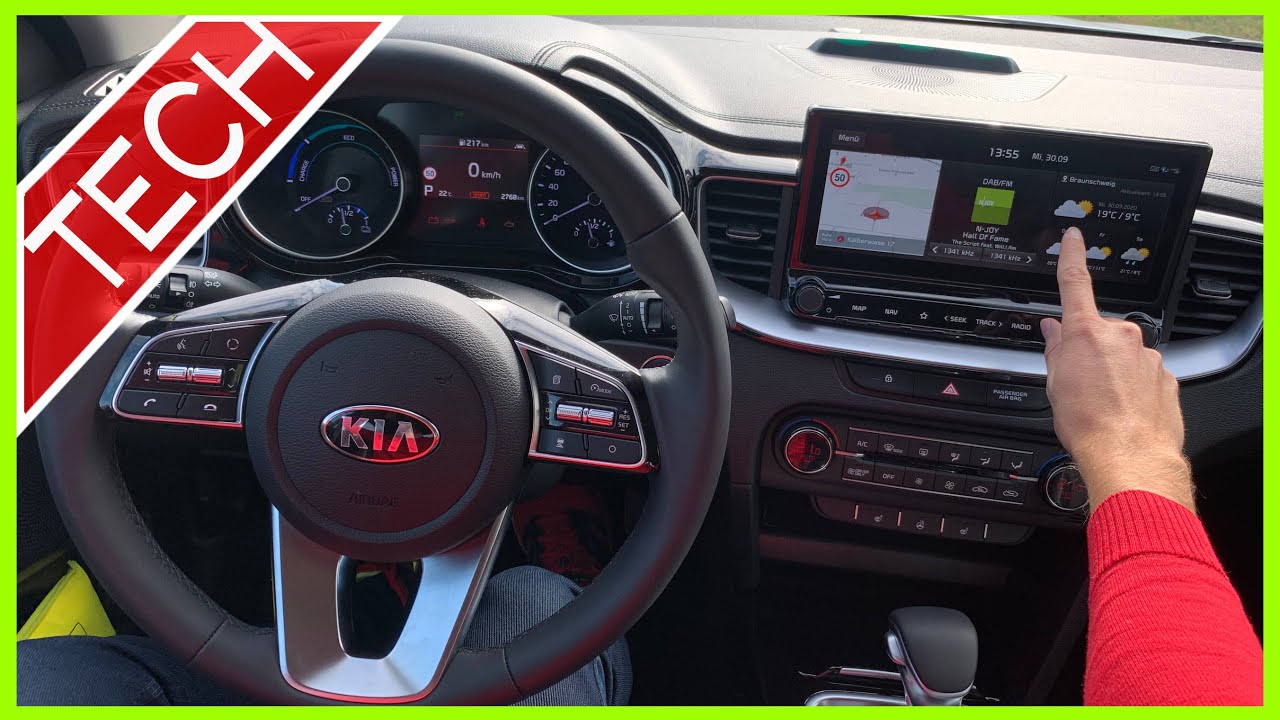Funktionsweise Multimediasystem Kia XCeed PHEV: Test Infotainmentsystem, Navigation, Bedienung