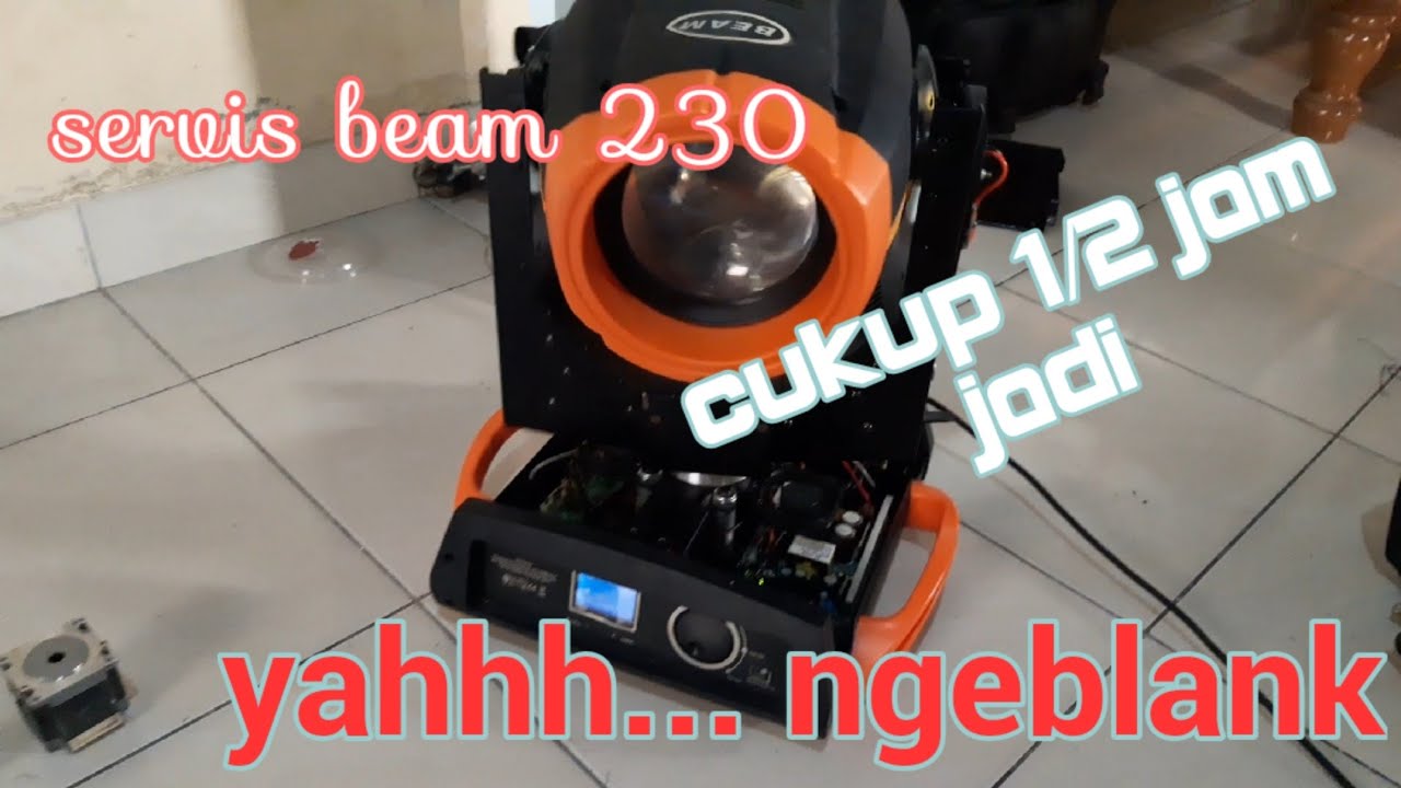 Hanya setengah jam servis beam 230. Tidak perlu ke bengkel.