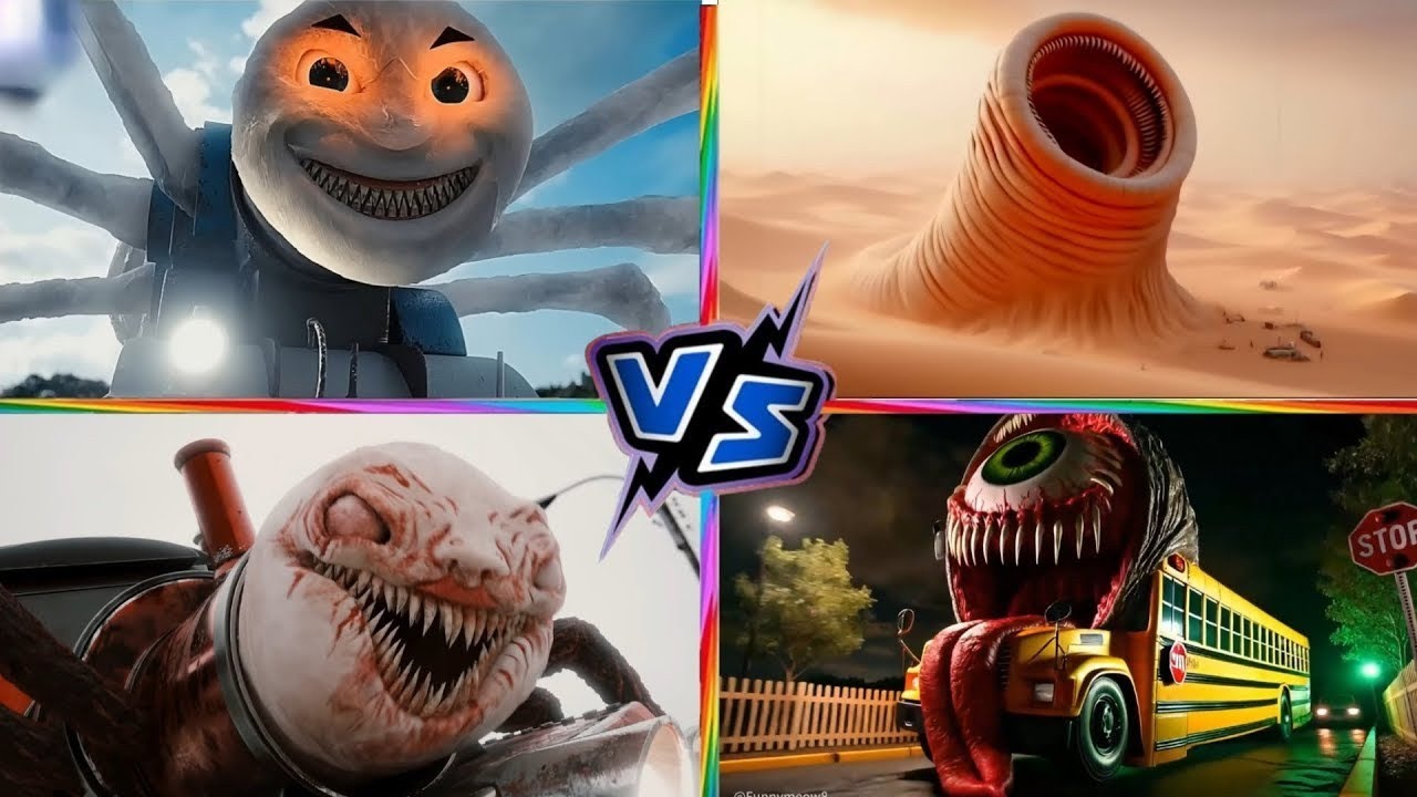 Choo Choo Charles.Exe 🆚 Choo Choo Charles Monster 🆚 Choo Choo Charles Spider 🆚 Thomas Train Worm