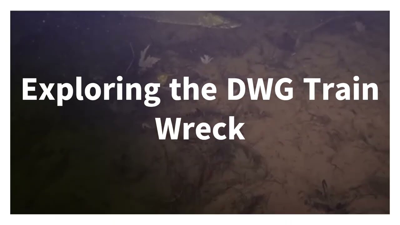 DWG Train Wreck Underwater Footage