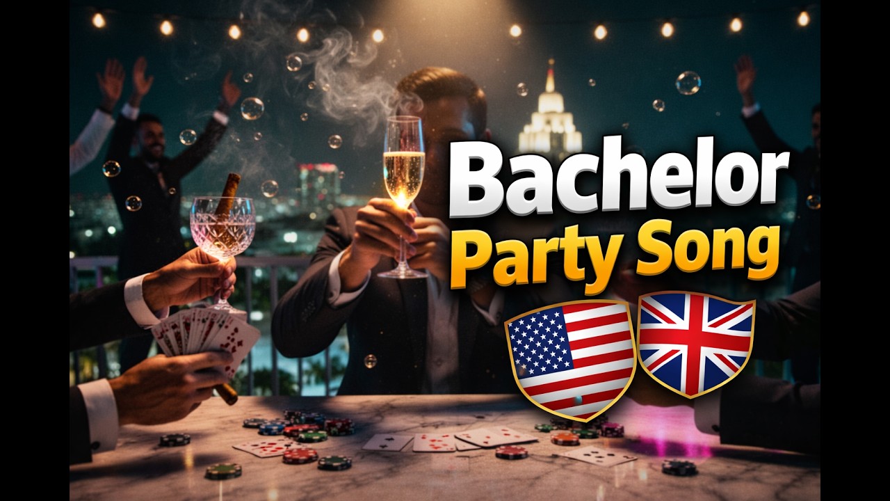 🇺🇸 🇬🇧  Bachelor Party Song – Personalized & Funny (engl. Example)