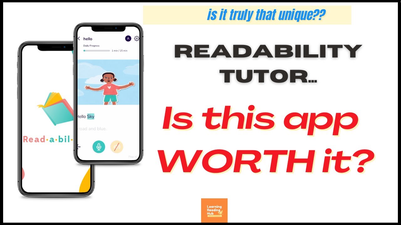 Readability Tutor APP Review. My experience! WHAT IS IT? What does it do exactly?