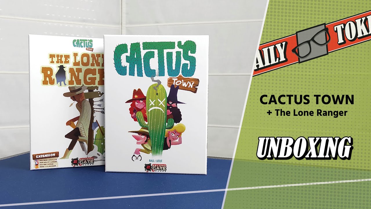 Cactus Town + Expansión: The Lone Ranger - Unboxing