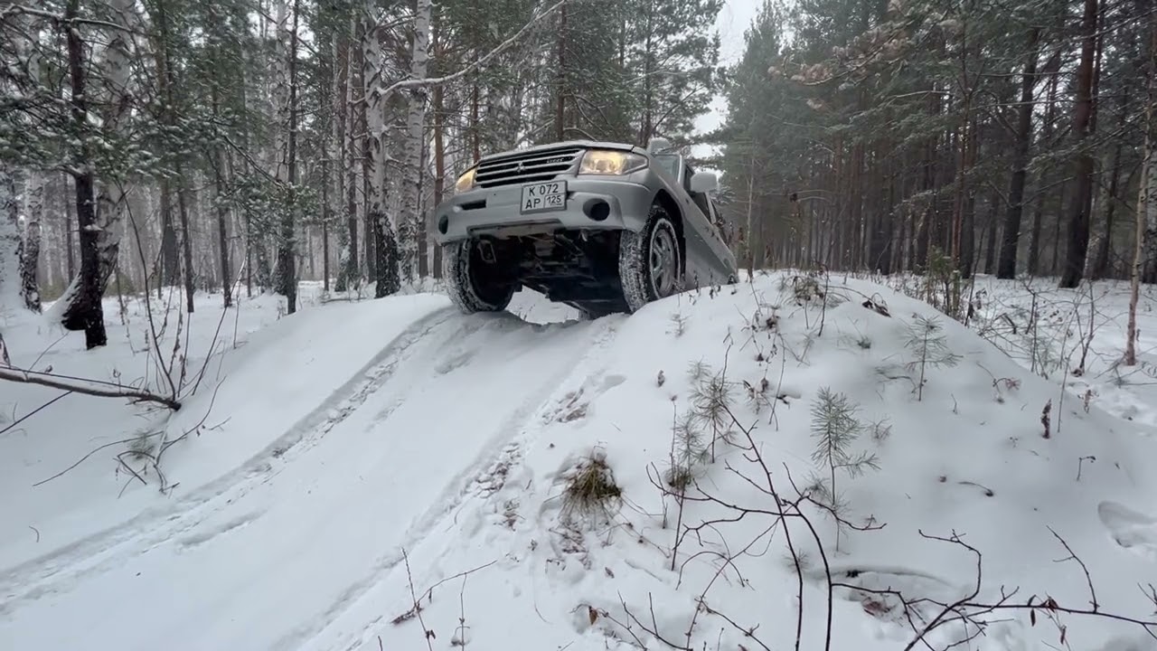 Mitsubishi Pajero IO first geometry test