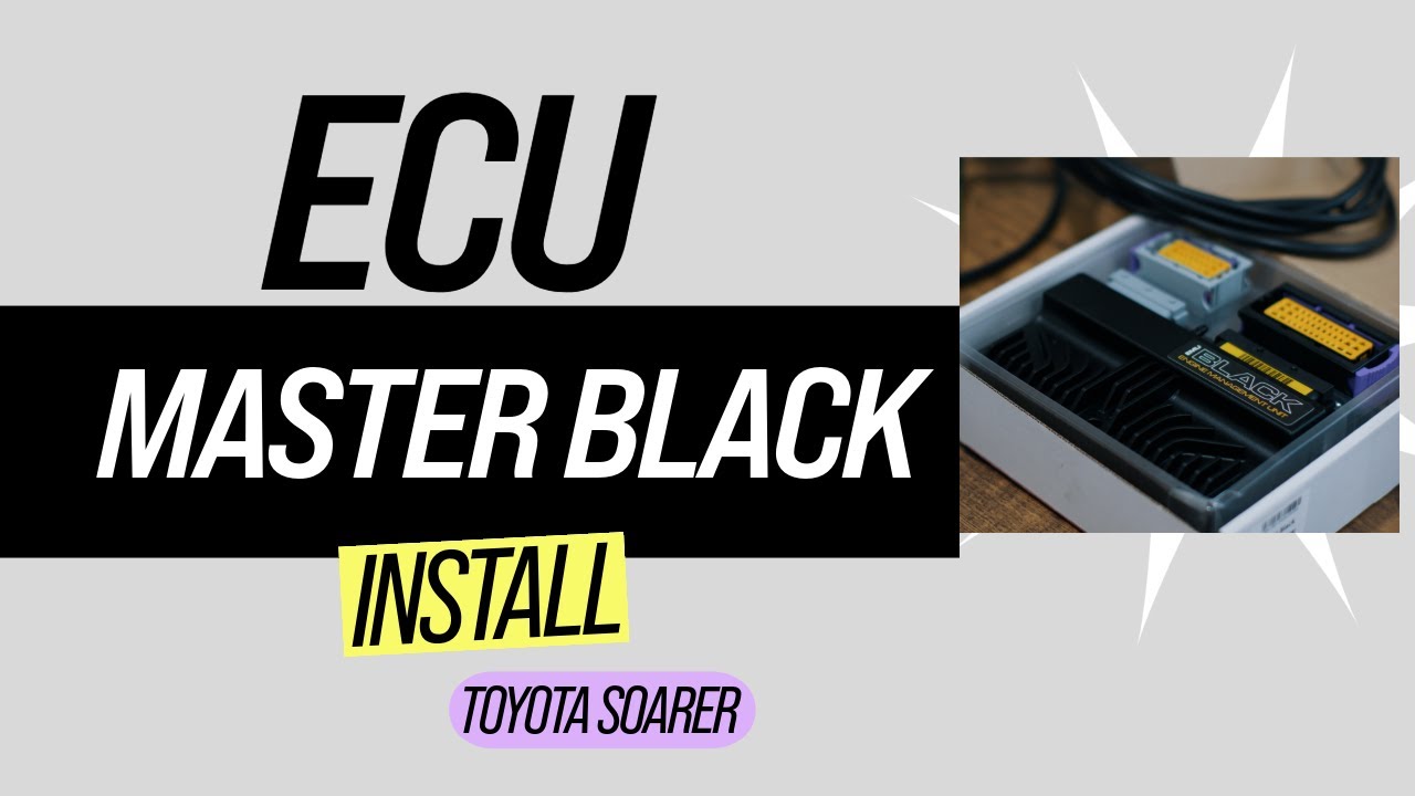 Toyota Soarer - ECU Master Black Install
