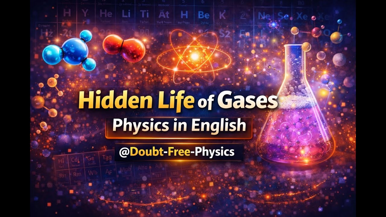 Hidden Life of Gases | Physics in Telugu|వాయువుల రహస్య జీవితం@Doubt Free Physics