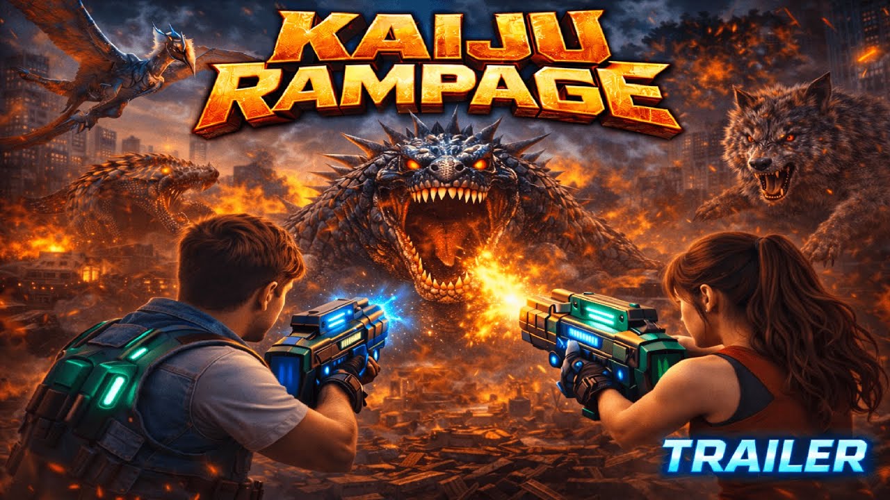 🎯 KAIJU RAMPAGE ARCADE TRAILER | MONSTER-KILLING 4K ACTION FROM LAI GAMES
