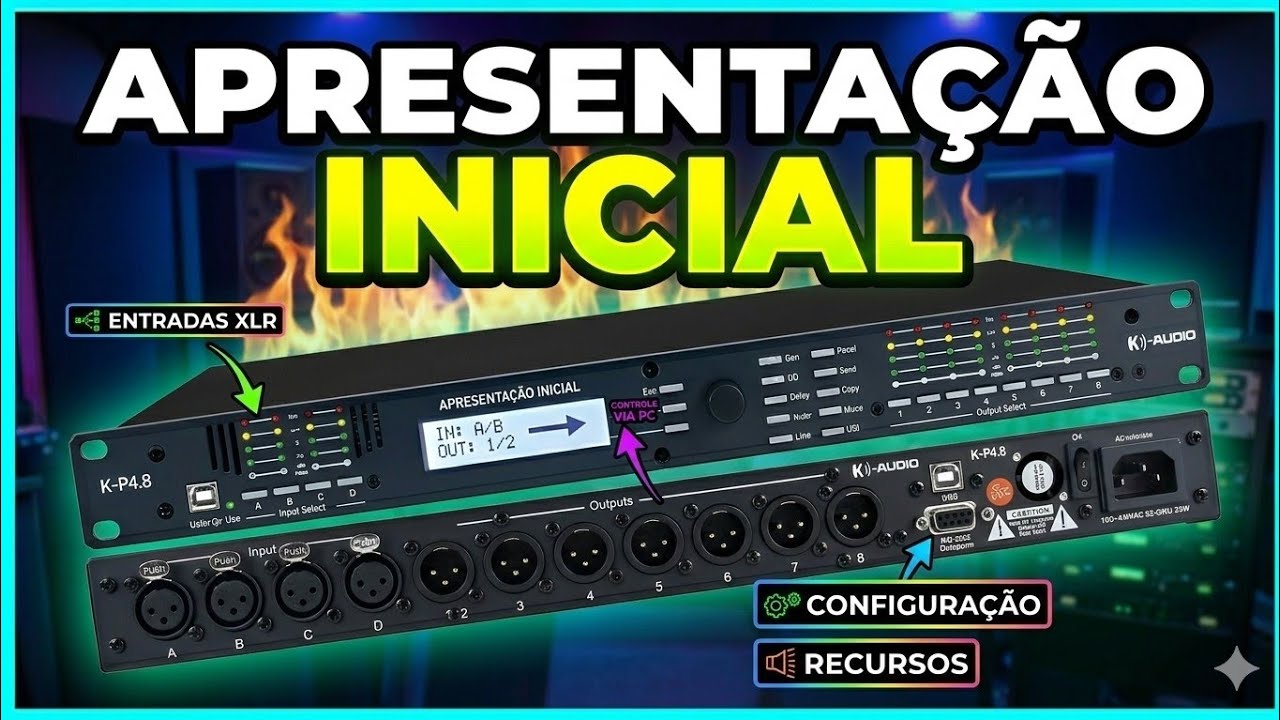 (parte 1) processador de audio k audio ksp 4.8 