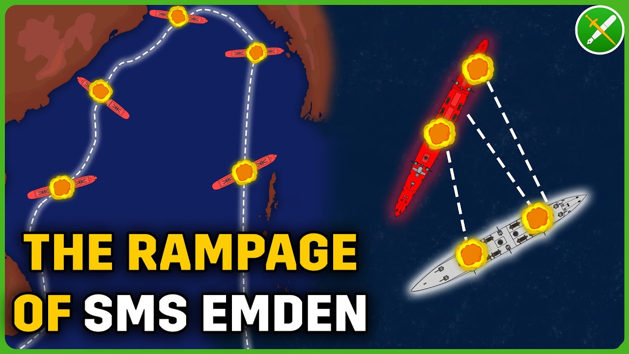 1 German Cruiser Causes Chaos - Rampage of the Cruiser Emden 1914