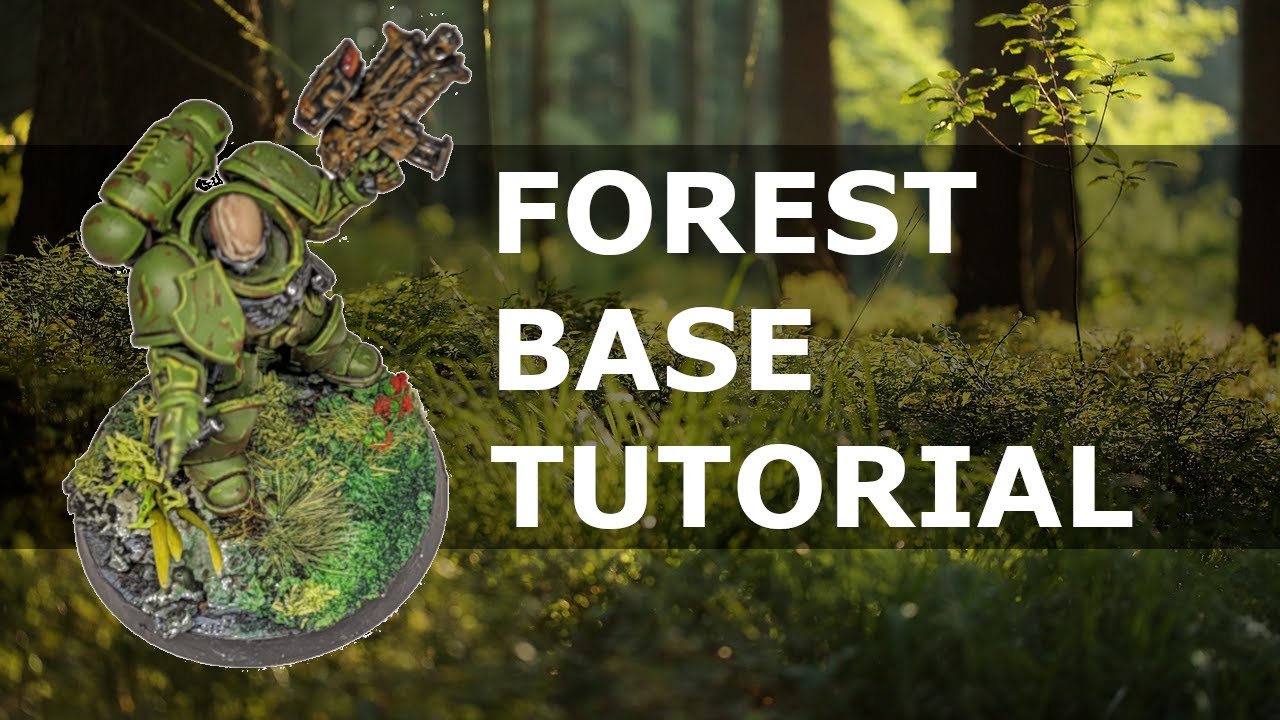 Warhammer Basing: Muddy Forest Base