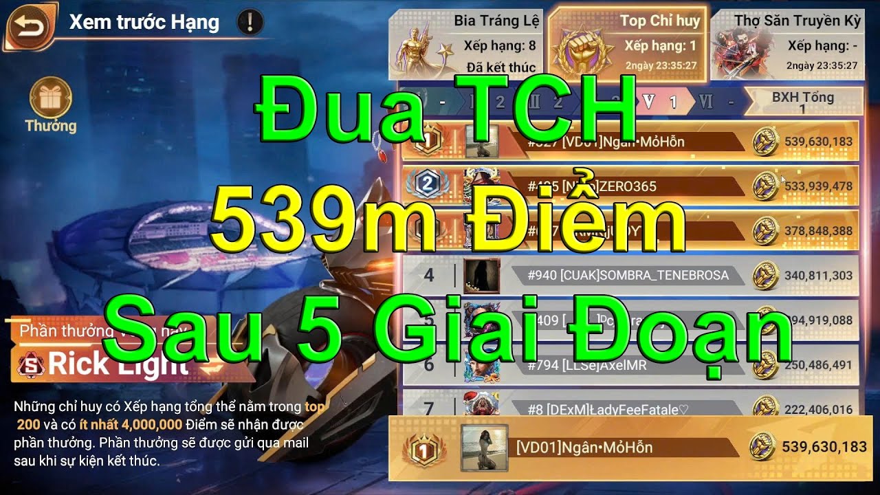 Doomsday: Last Survivors | 540m Điểm Top Chỉ Huy Sau 5 Giai Đoạn | Tôi Yêu Game
