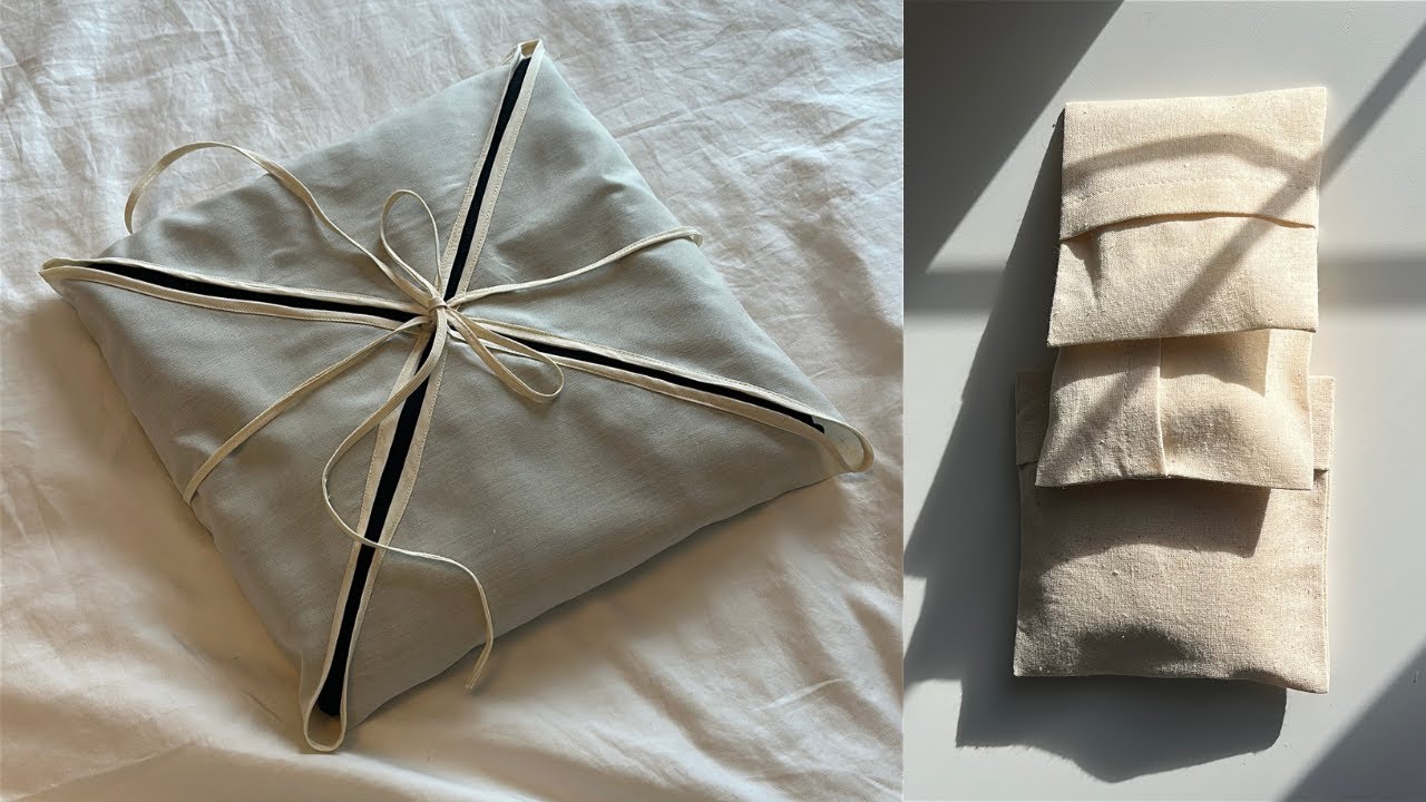 Как сшить многоразовую подарочную упаковку | Пошаговая инструкция