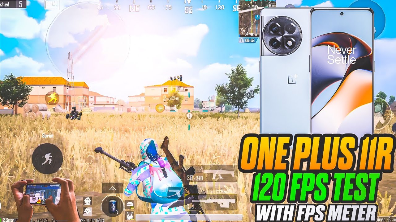 OnePlus 11R BGMI TEST 120 FPS | OnePlus 11R OxygenOS 15 BGMI TEST | OnePlus 11R BGMI TEST