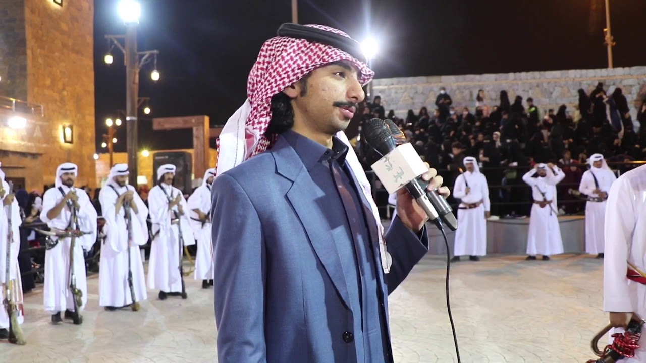 دخول فرقة تهامة وفرقة بني حسن بعد المغرب#الجنادرية33 #بيت_الباحة _اليوم الرابع_