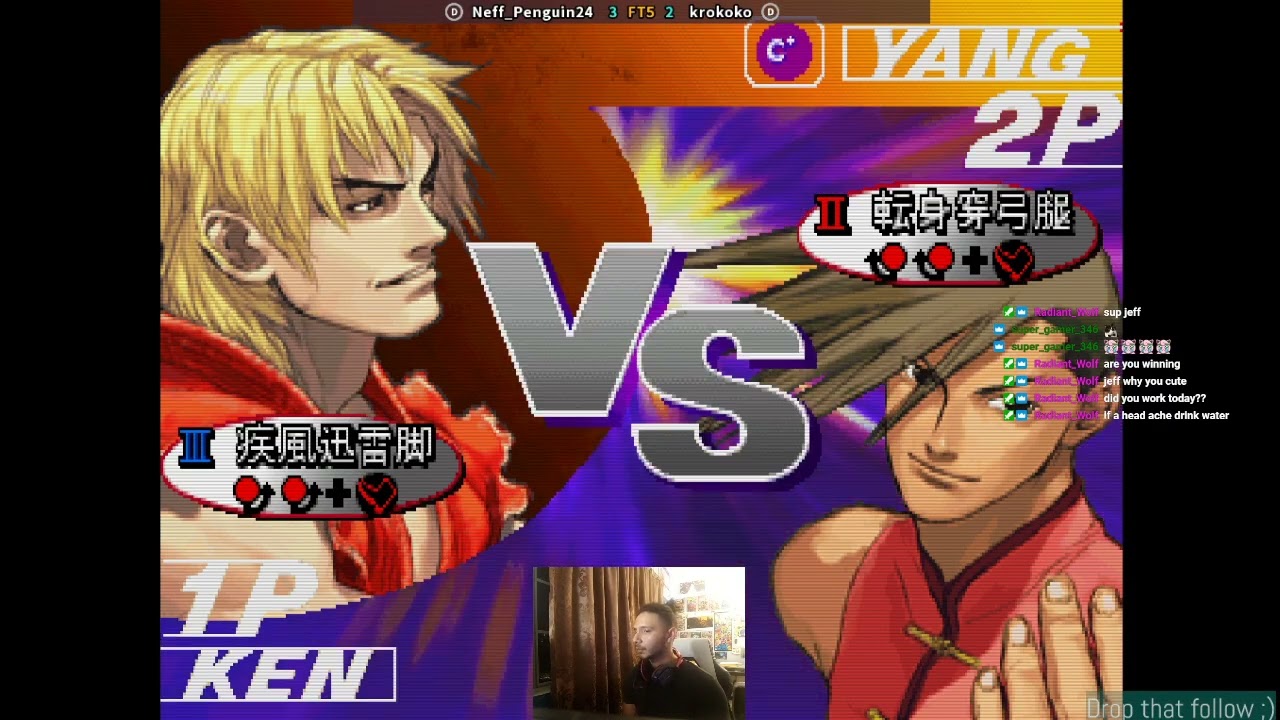 (2021) Neff_Penguin24 (Ken) vs Krokoko (Yang) Fightcade Ranked match