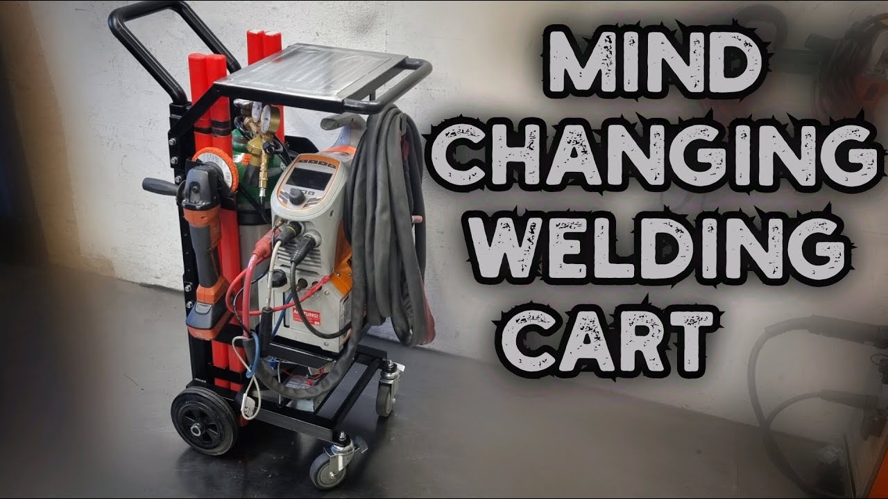 Welding Project the ultimate Cart for your welder (look before you build yours)