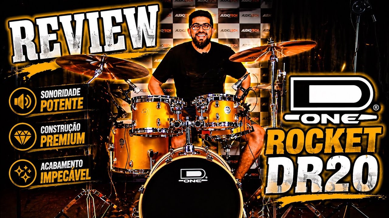 REVIEW BATERIA D-ONE ROCKET DR20 #010 #done #donedrums #sonotec #zuscymbals #review #drums #rocket