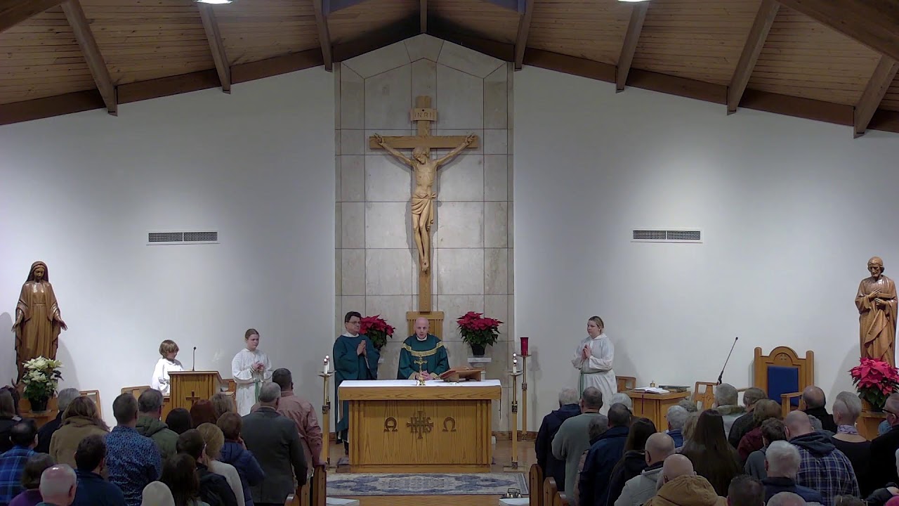 Saturday, January 24, 2026 - 4pm Anticipatory Mass for Sunday - The Third Sunday in Ordinary Time Ma