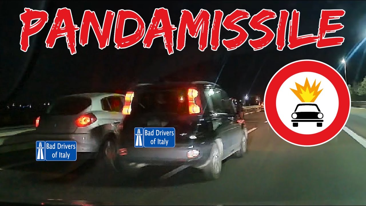 BAD DRIVERS OF ITALY dashcam compilation 2.15 - PANDAMISSILE