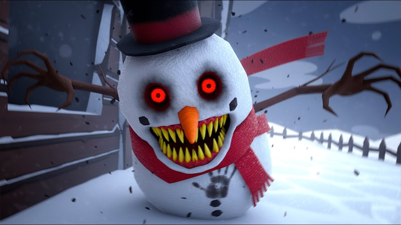 [SNOWMAN HORROR GAME] How To Build A Snowman - Full Gameplay (SHORT HORROR GAME)